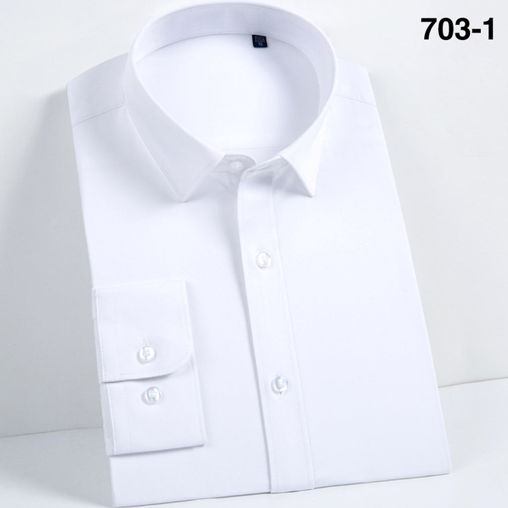 Men DressShirt Long Sleeve Shirt - enhanced image 10