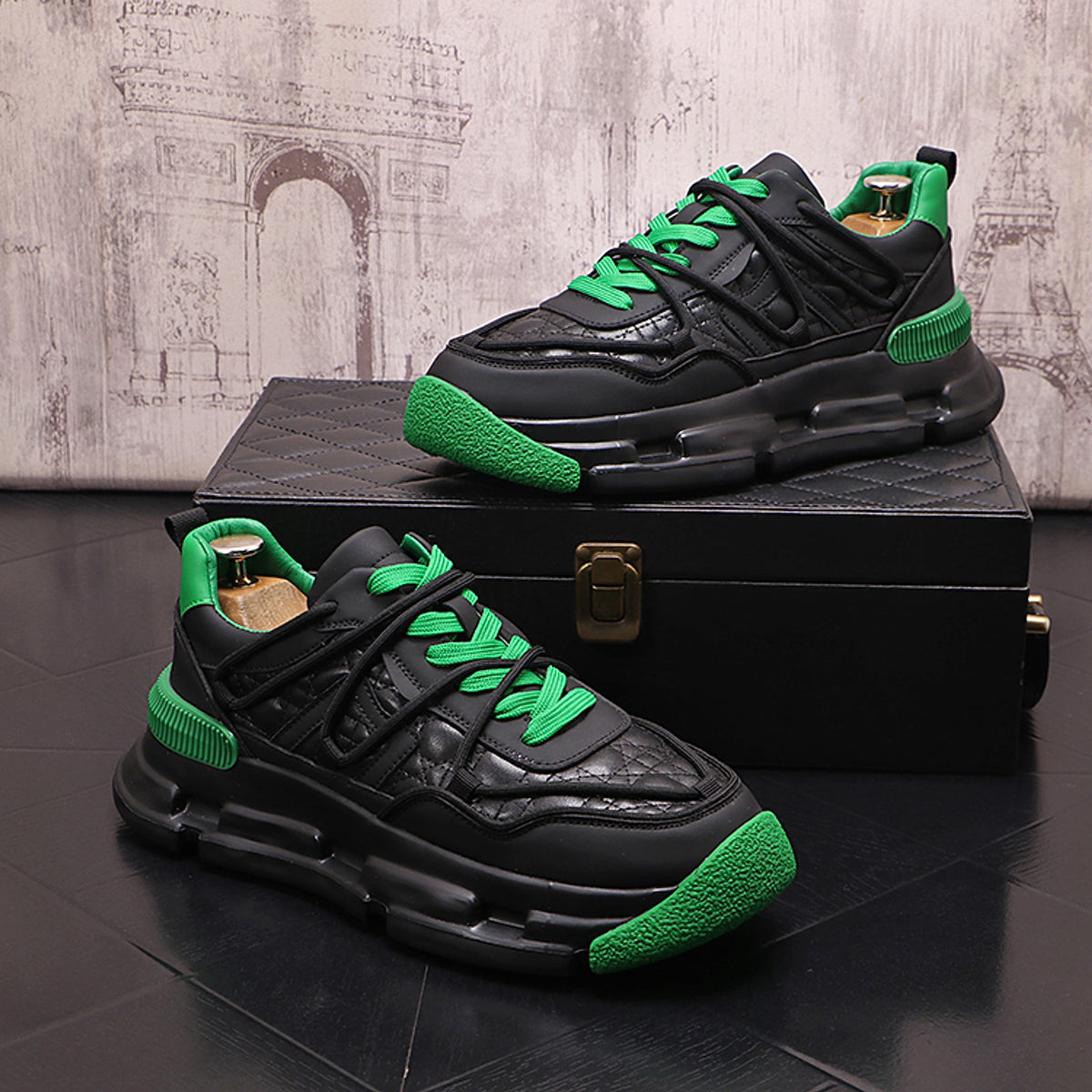 UrbanWalk™ – Colorblock Plush Winter Sneakers for Men - enhanced image 10
