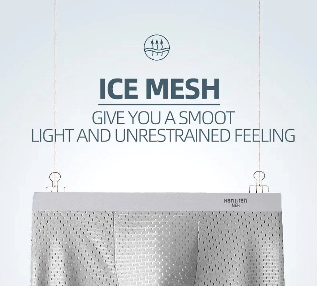 Men's Breathable Mesh Ice Thin Summer Underwear - enhanced image 10