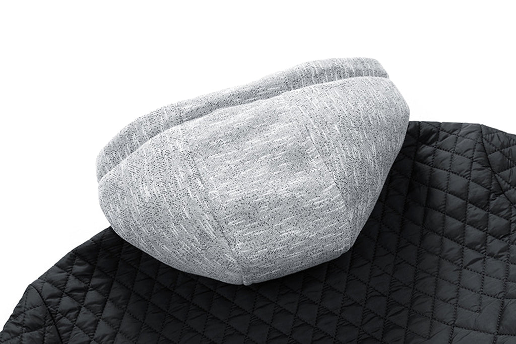 Men's Casual Jacket Quilted Cotton Removable Hood Jacket - enhanced image 10