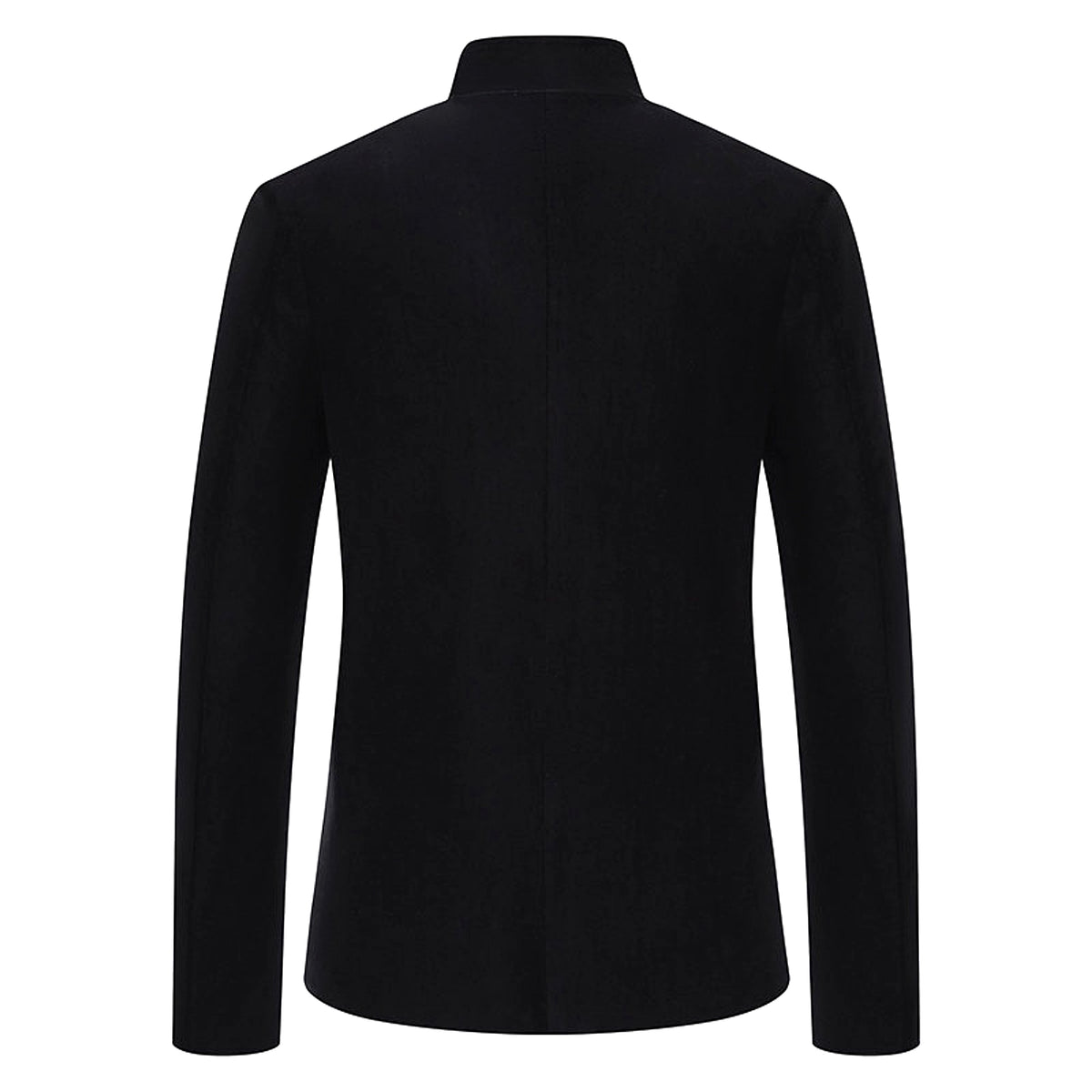 UrbanEdge™ – Color Stitching Mandarin Collar Blazer - enhanced image 10
