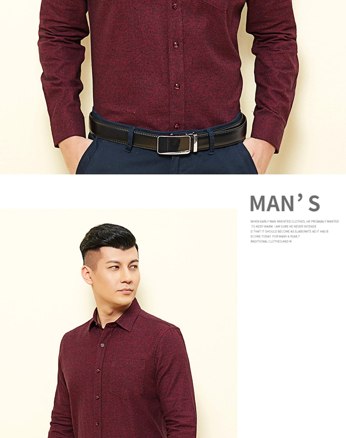 Men's Long Sleeve Solid Color Pocket Light Business DressShirt - enhanced image 10