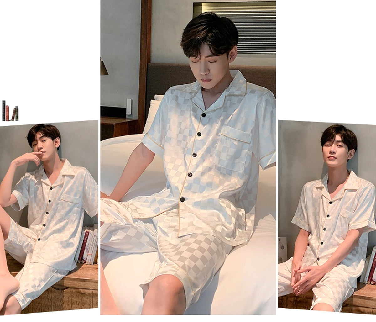 Men's Pajamas Summer Homewear Suit - enhanced image 10