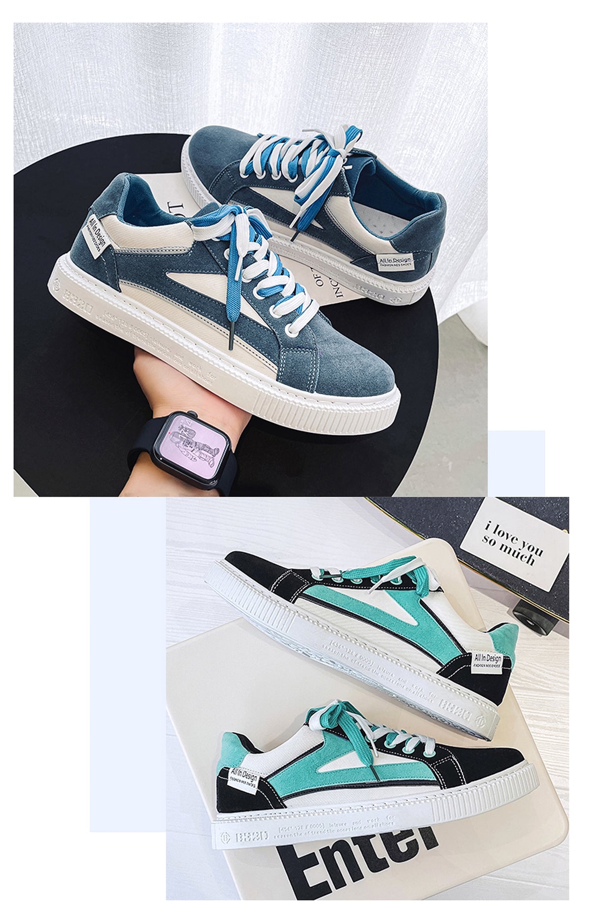 Men's Shoes Summer New Breathable Thin Sneakers Casual Low Top - enhanced image 10