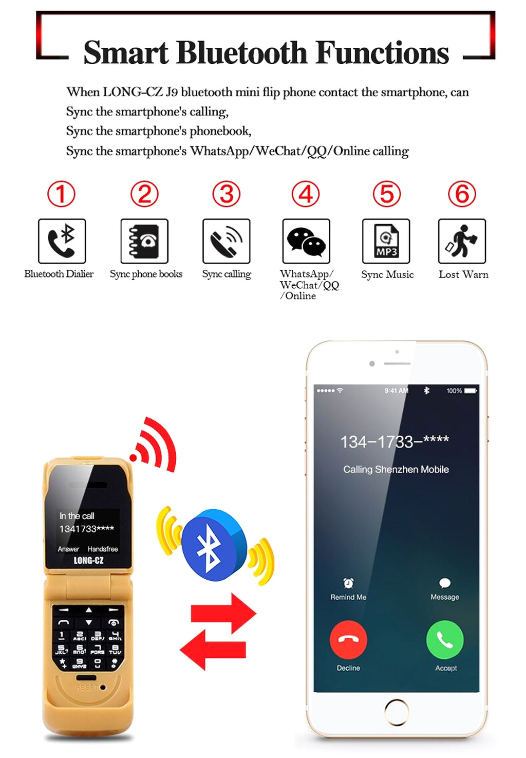 Z. Mini flip phone Accessories - enhanced image 10