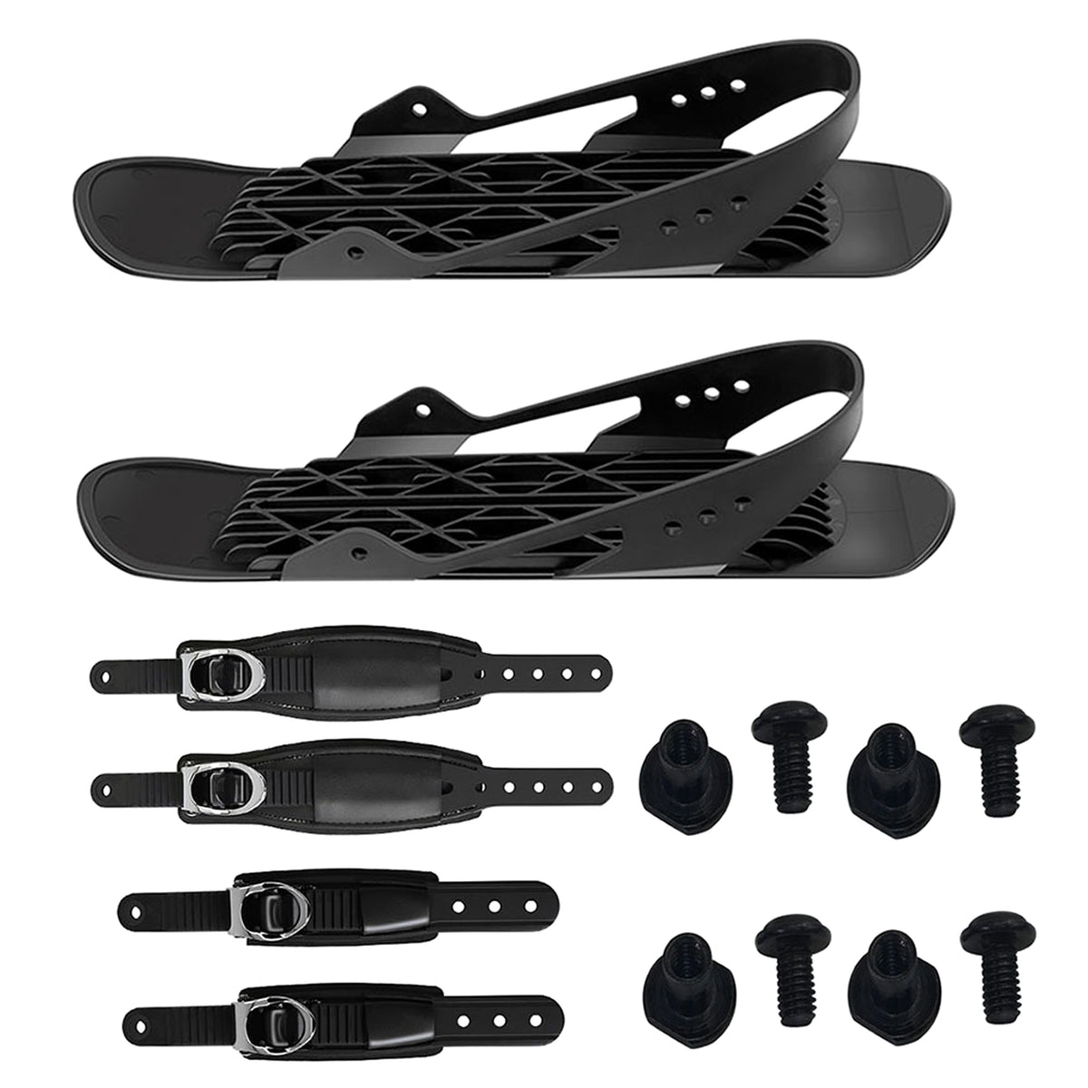 Mini Ski Skates Portable Short Skiboard Adjustable Skates For Snow - enhanced image 10