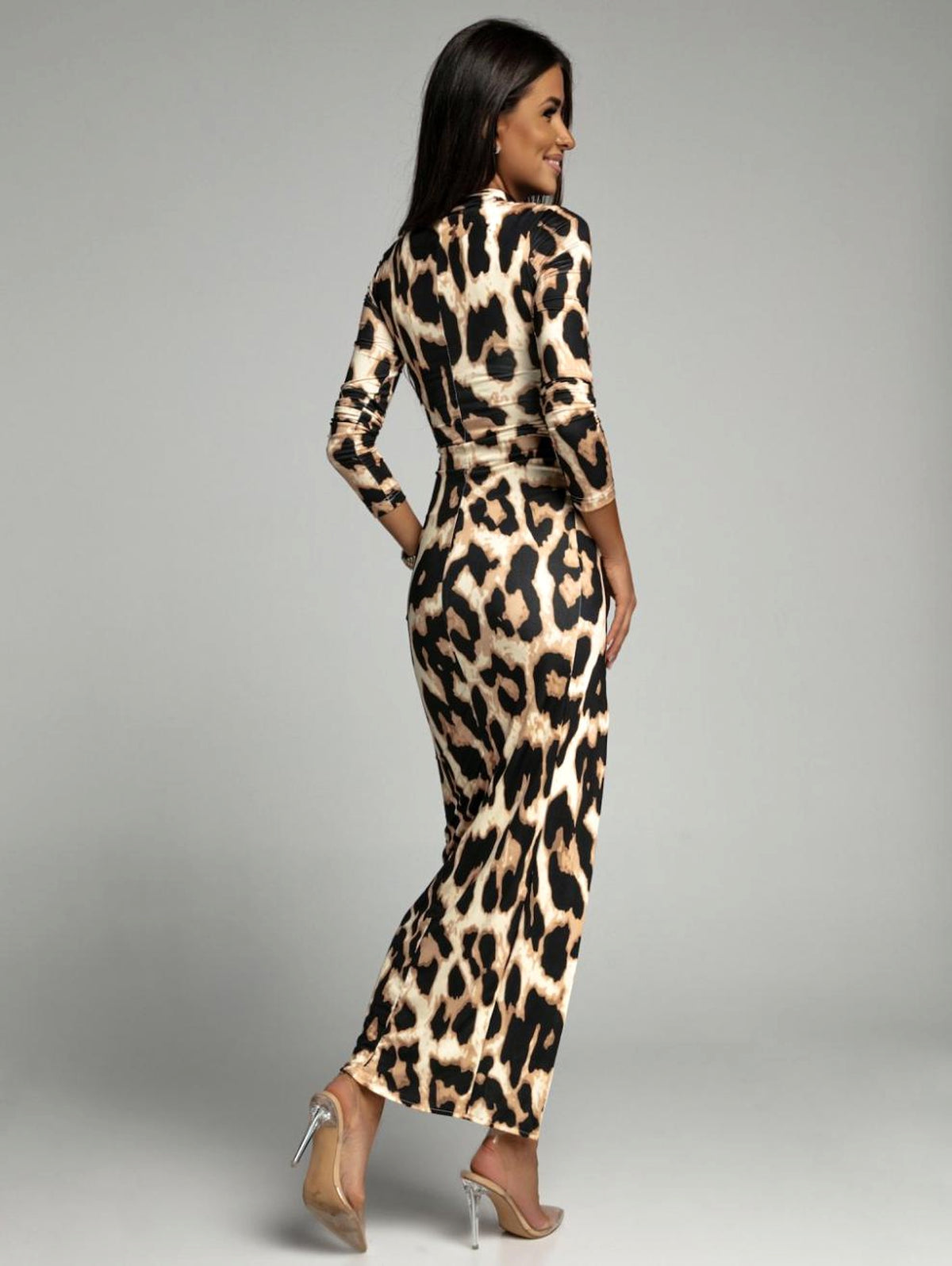New Slim Dress Long Sleeve Dress - enhanced image 10