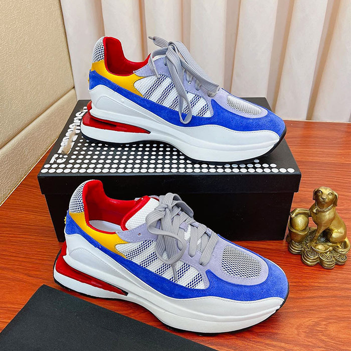 Pappies™ – Thick Bottom Colorblock Sneakers - enhanced image 10