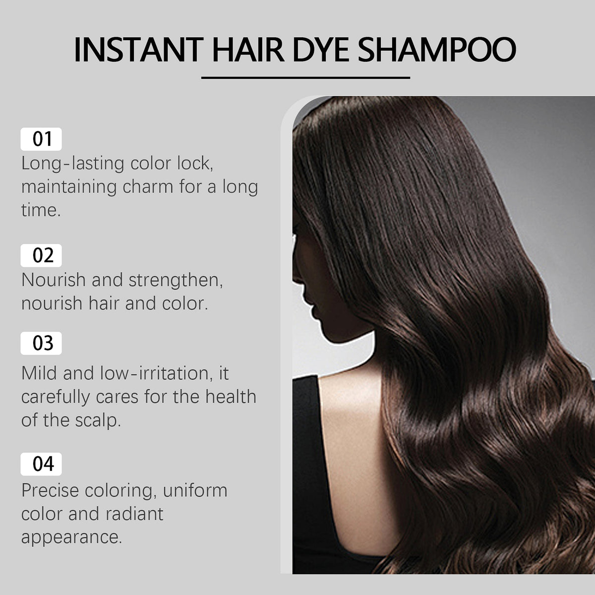 Plant Extract Color Shampoo | Gentle Dyeing with Scalp Care - enhanced image 10