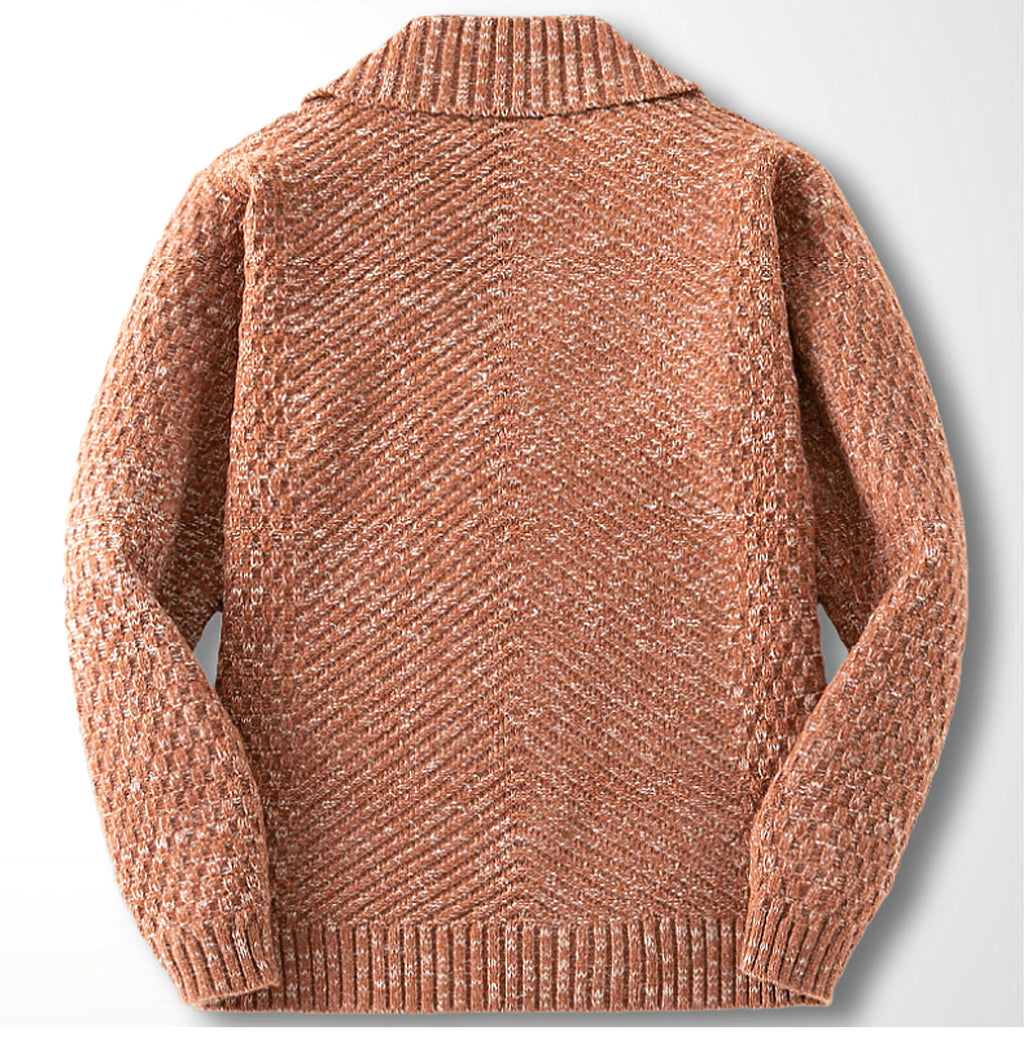 Polyester Men's Long-sleeved Thick Needle Sweater Sweater - enhanced image 10