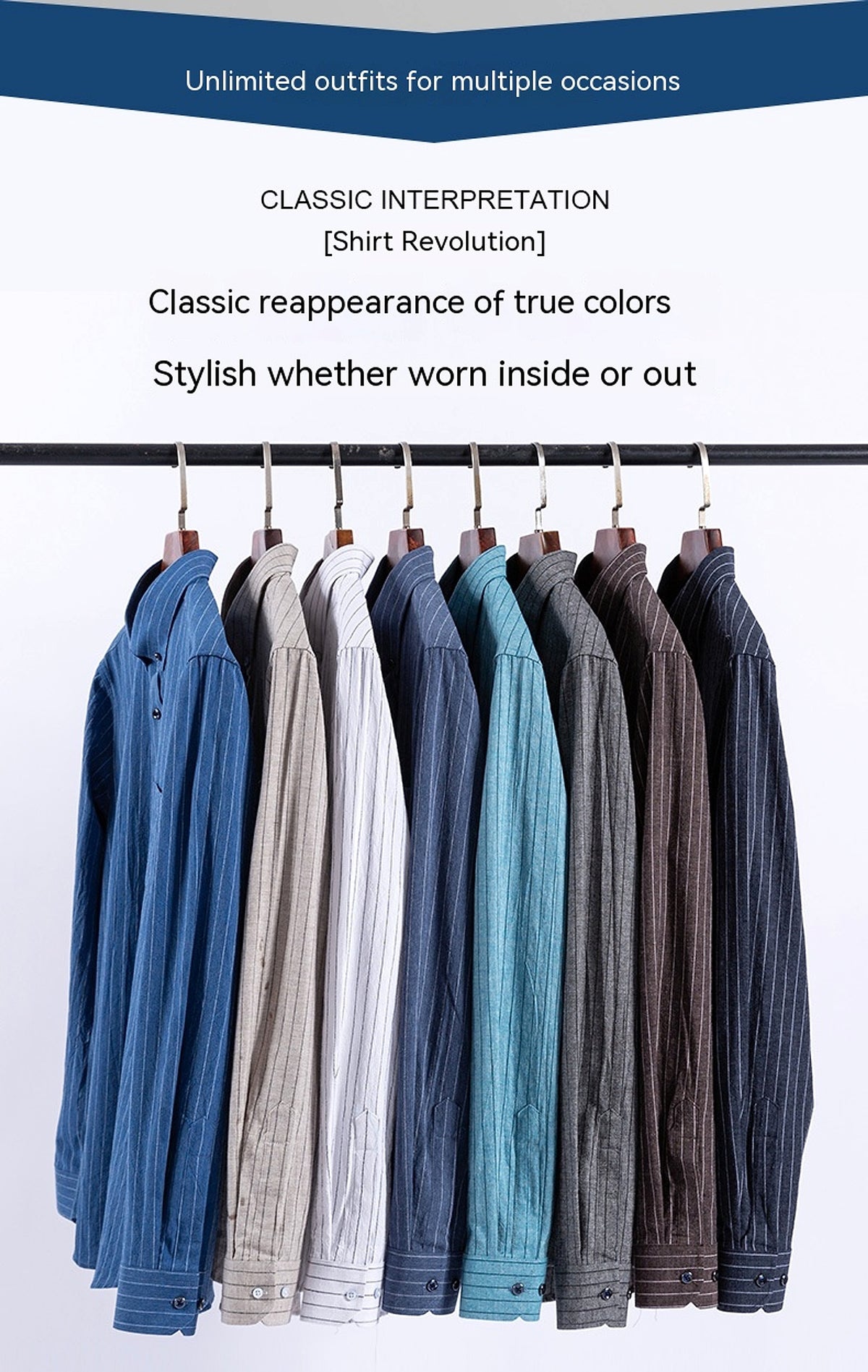 Retro Casual Brushed Cotton Plaid Enzyme Wash Embroidered DressShirt Men - enhanced image 10