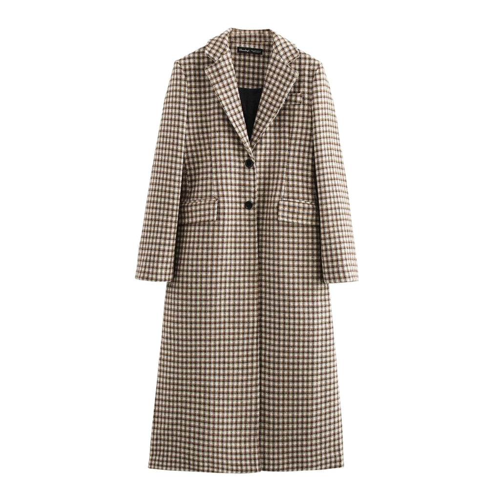 Retro Plaid Wool Look Coat – 25 Edition - enhanced image 10