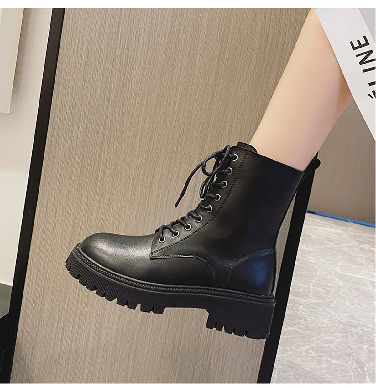 Rhinestone Martin Boots – Sparkle Bold. Walk Tall. - enhanced image 10