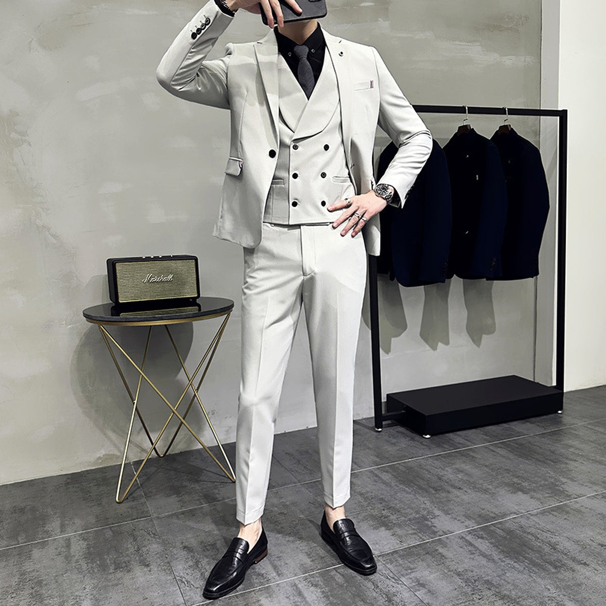 RoyalElite™ Men's Three-Piece Suit – Business & Event Perfection - enhanced image 10