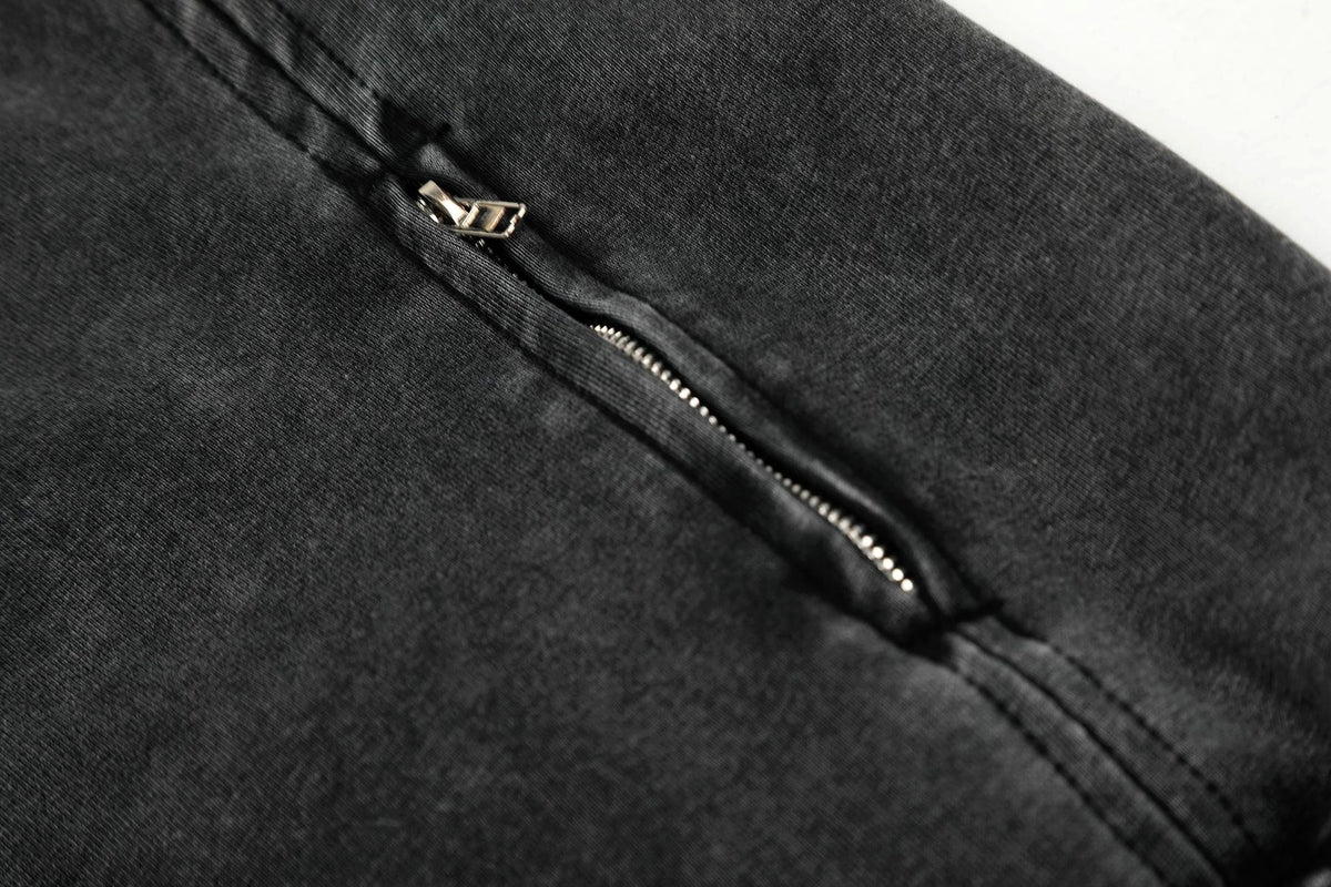 Spring New Retro Simple, Loose And Versatile Hooded Jacket - enhanced image 10