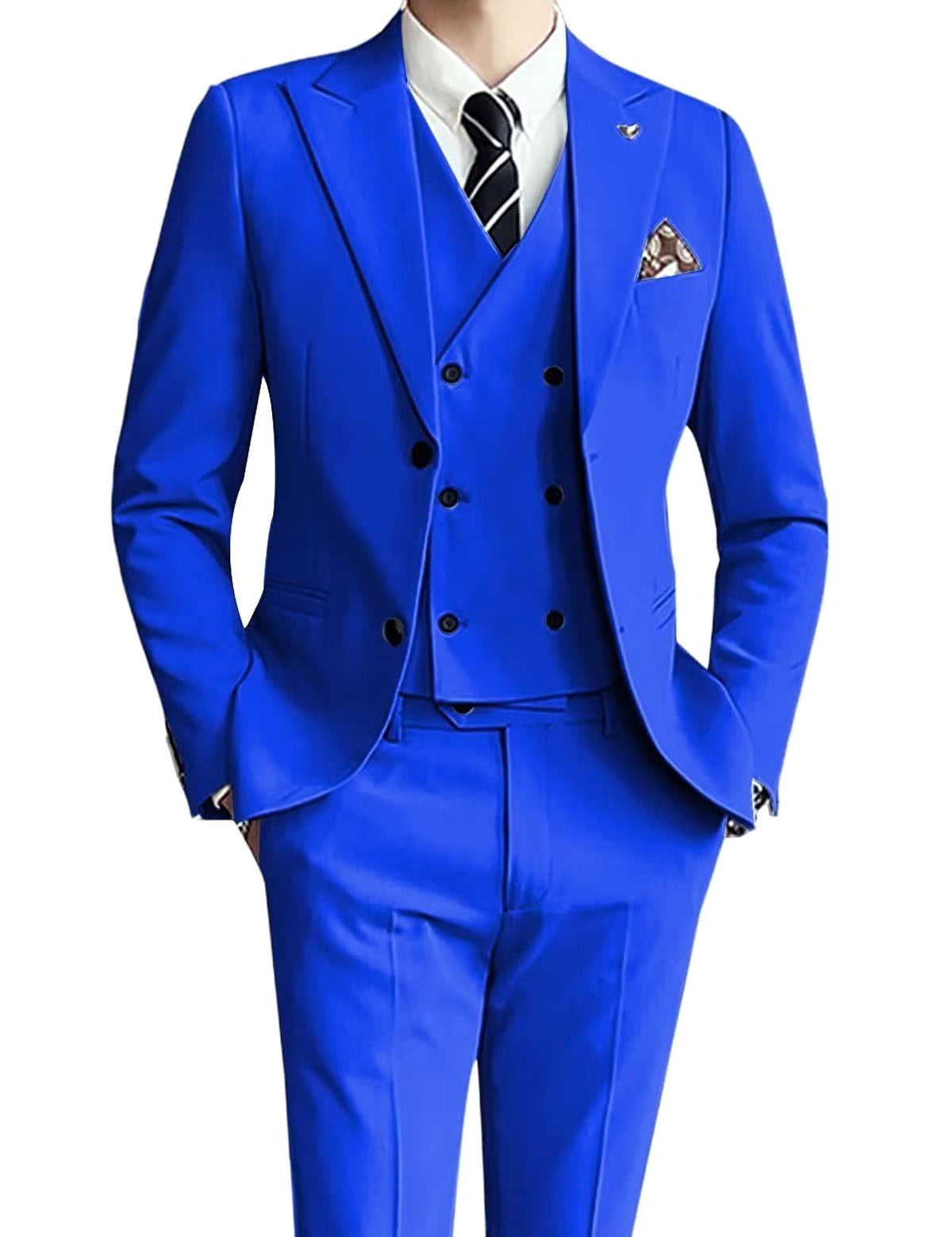 Ceremonté™ – Slim Fit Three-Piece Wedding Suit - enhanced image 10