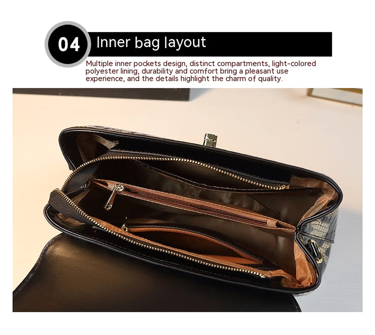 ViperMode™ – Snake Print Shoulder Messenger Bag - enhanced image 10