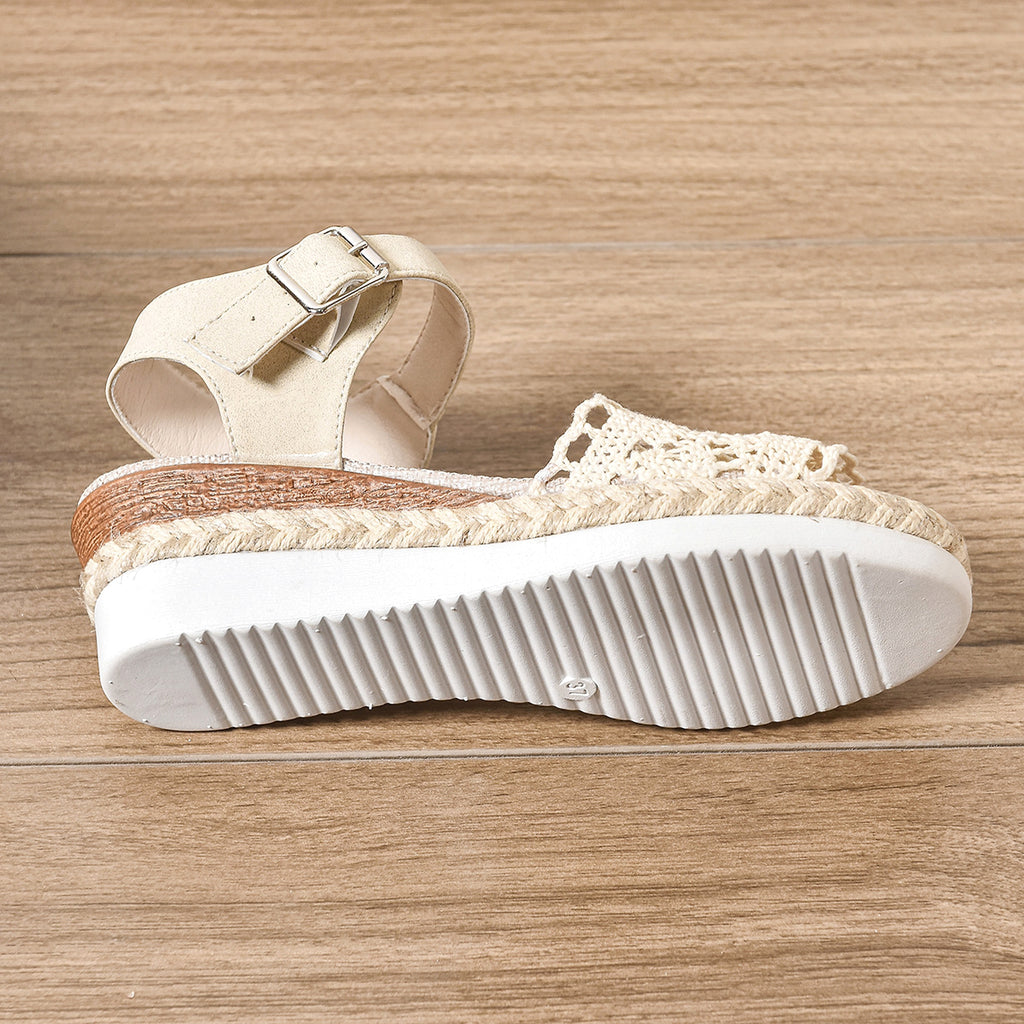 25 Edition – Boho Platform Buckle Wedge Sandals - enhanced image 11
