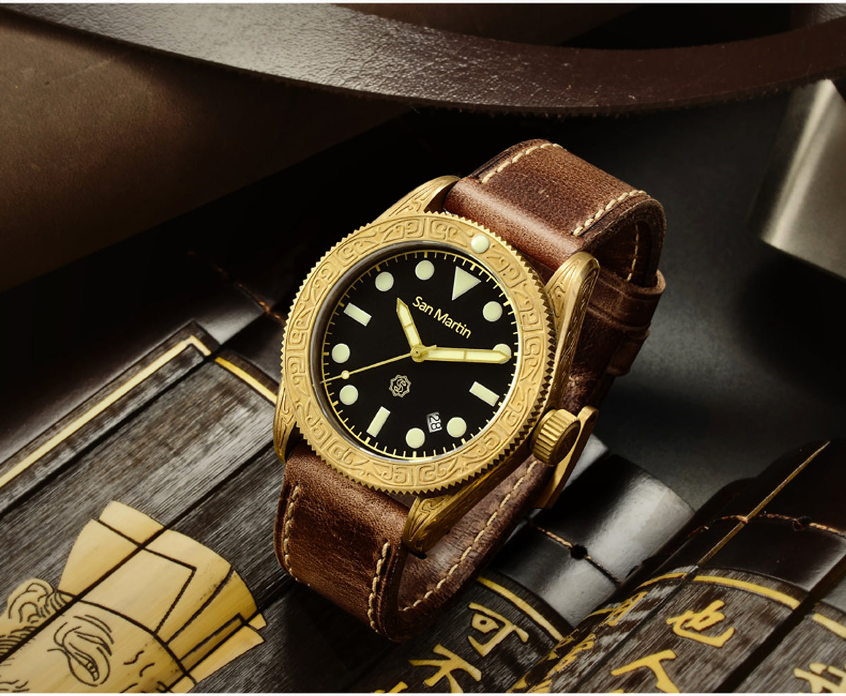 San Martin™ – Bronze Diver Automatic 200M - enhanced image 11