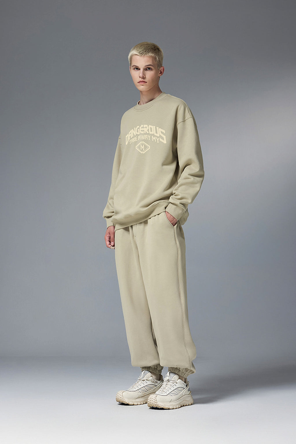 Casual Loose Round Neck Letter Printed Flame Single-layer Fleece-lined Top - enhanced image 11