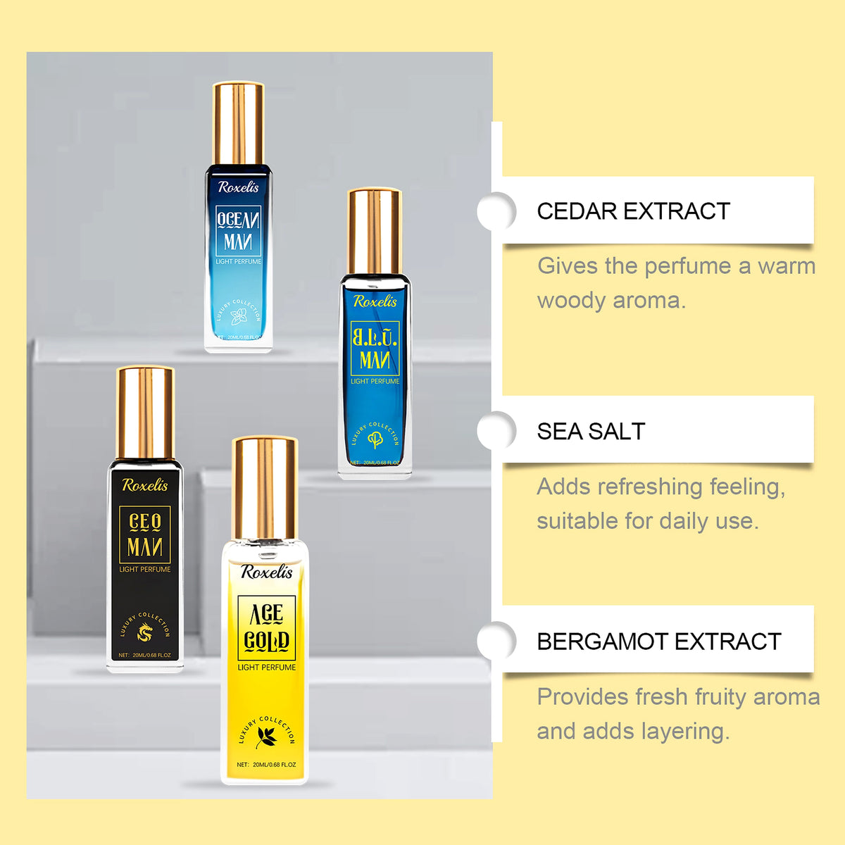Roxelis™ Men’s Luxury Collection – 4 Scents of Power. One Signature Gift. - enhanced image 11