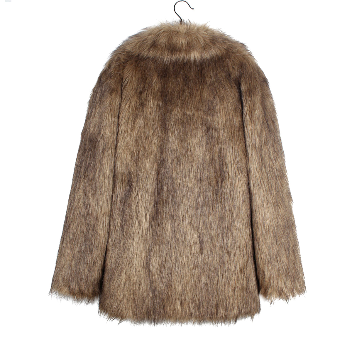 Men's Lapel Short Faux Fur Jacket – Luxurious Warmth & Style - enhanced image 11