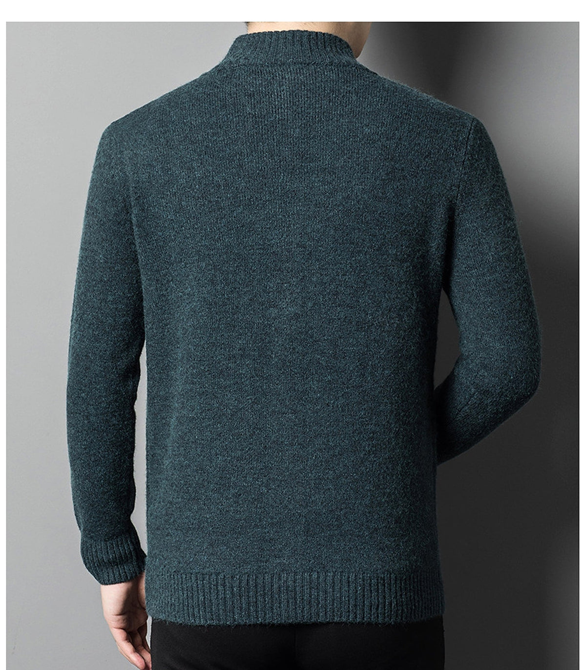 NordZip™ – Half-Turtleneck Zipper Jacket for Men