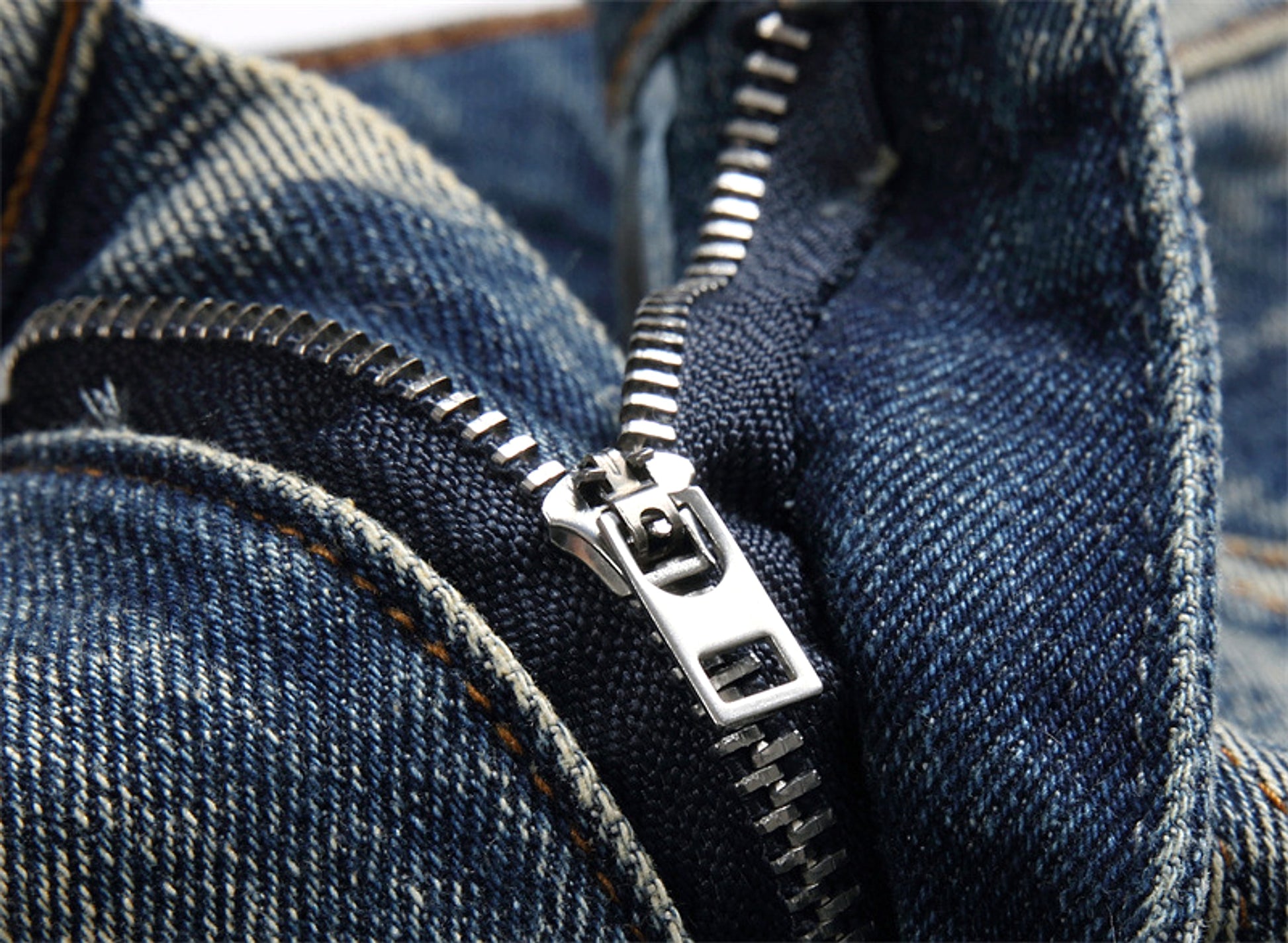 RawEdge™ – Distressed Patchwork Slim Jeans - enhanced image 11