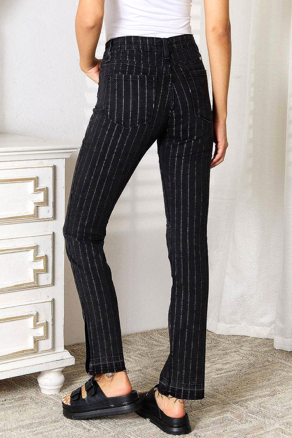 Kancan Striped Pants with Pockets - enhanced image 11