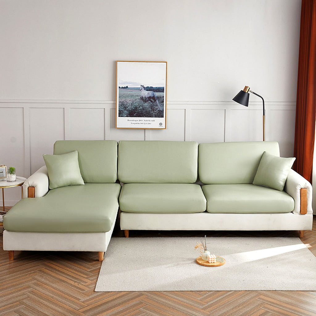 LuxFit™ – Elastic Waterproof Leather-Style Sofa Slipcover - enhanced image 11