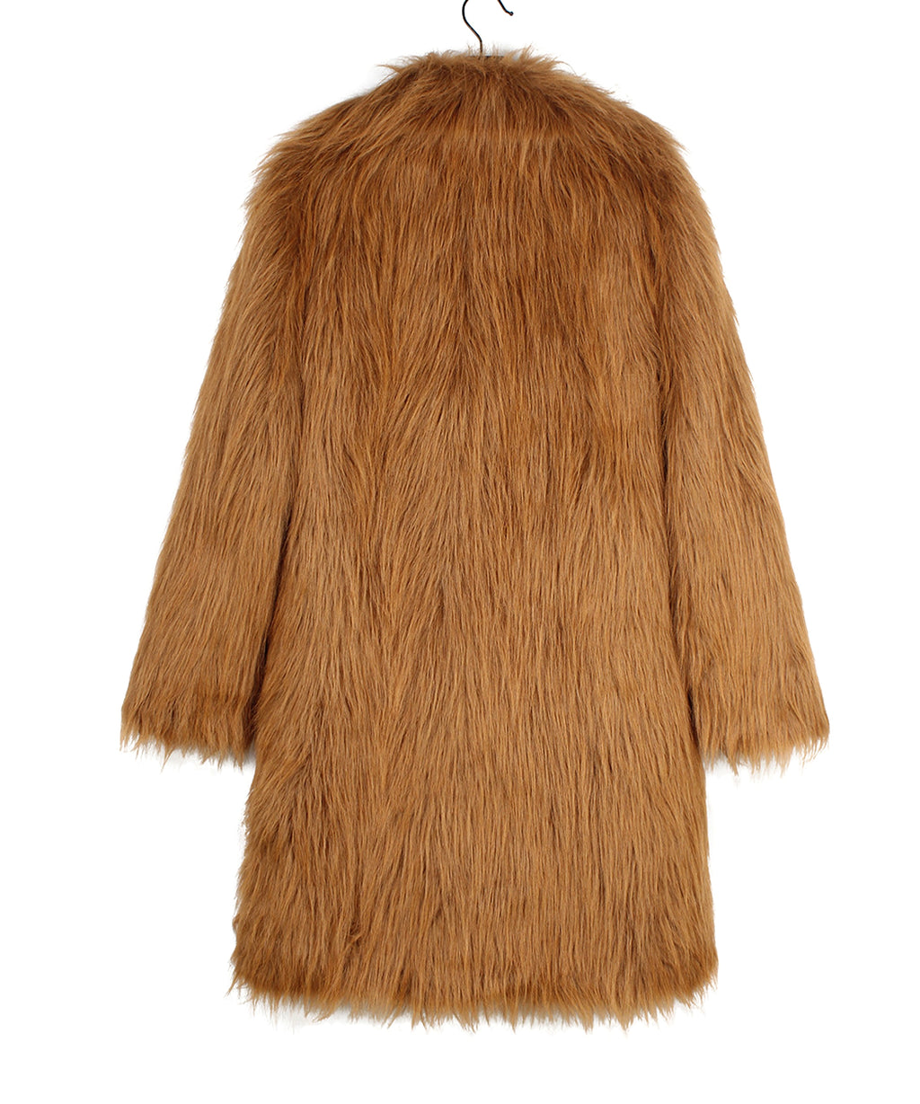 A.1 Men's Imitation Fox Fur Warm Coat Jacket - enhanced image 11