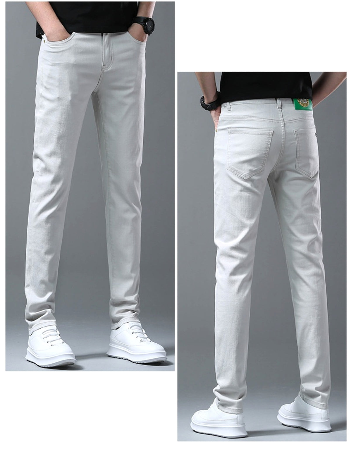 Men's Korean Style Slim-fitting Ankle-tied Youth High-end Pants - enhanced image 11