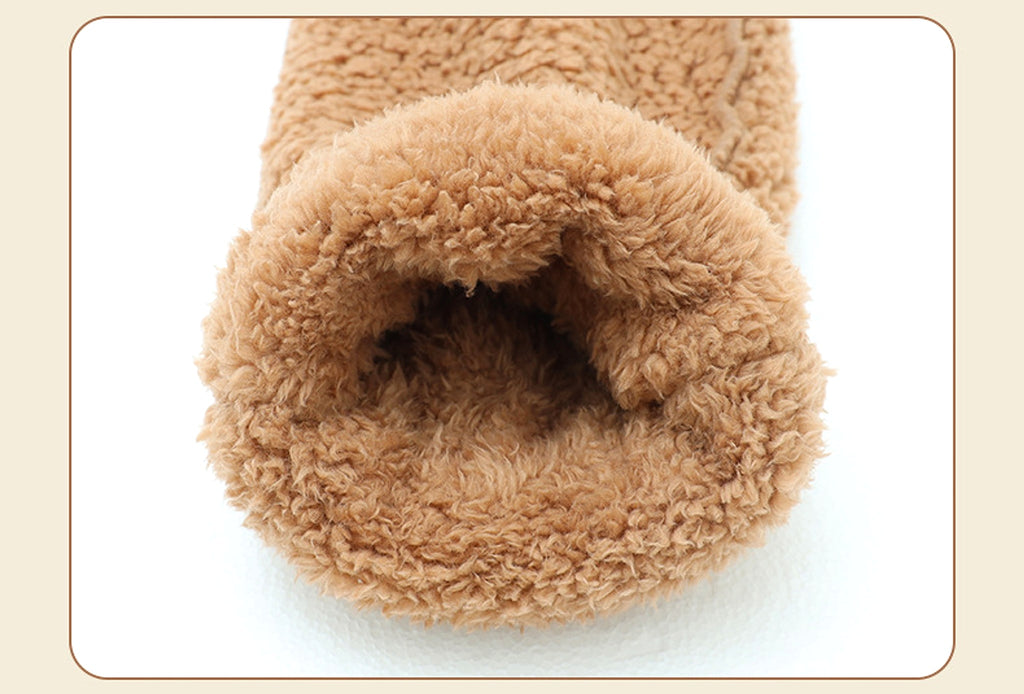 Over Knee High Fuzzy Long Socks Winter Warm Cold Leg Knee Joint Cold-proof Stockings Home Floor Sleeping Socks - enhanced image 11