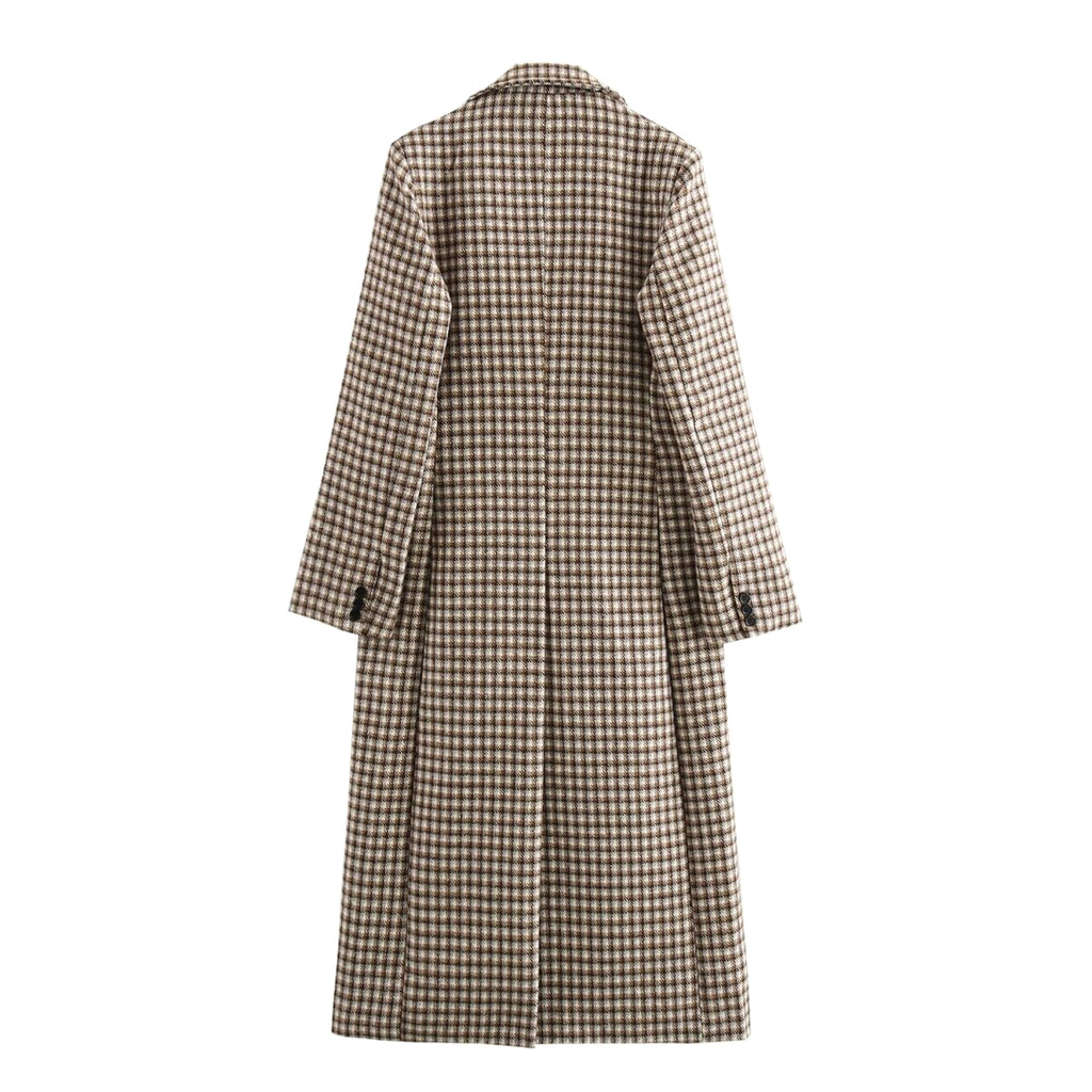 Retro Plaid Wool Look Coat – 25 Edition - enhanced image 11