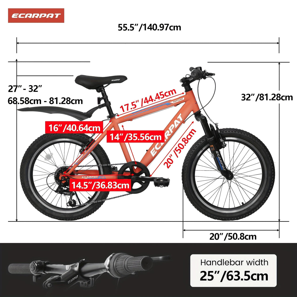 RideStart™ – 20'' Kinder Mountainbike | US Warehouse - enhanced image 11