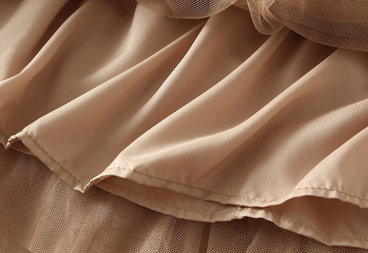 Slimming Multi-layer High-grade Gauze Skirt High-grade Skirt - enhanced image 11