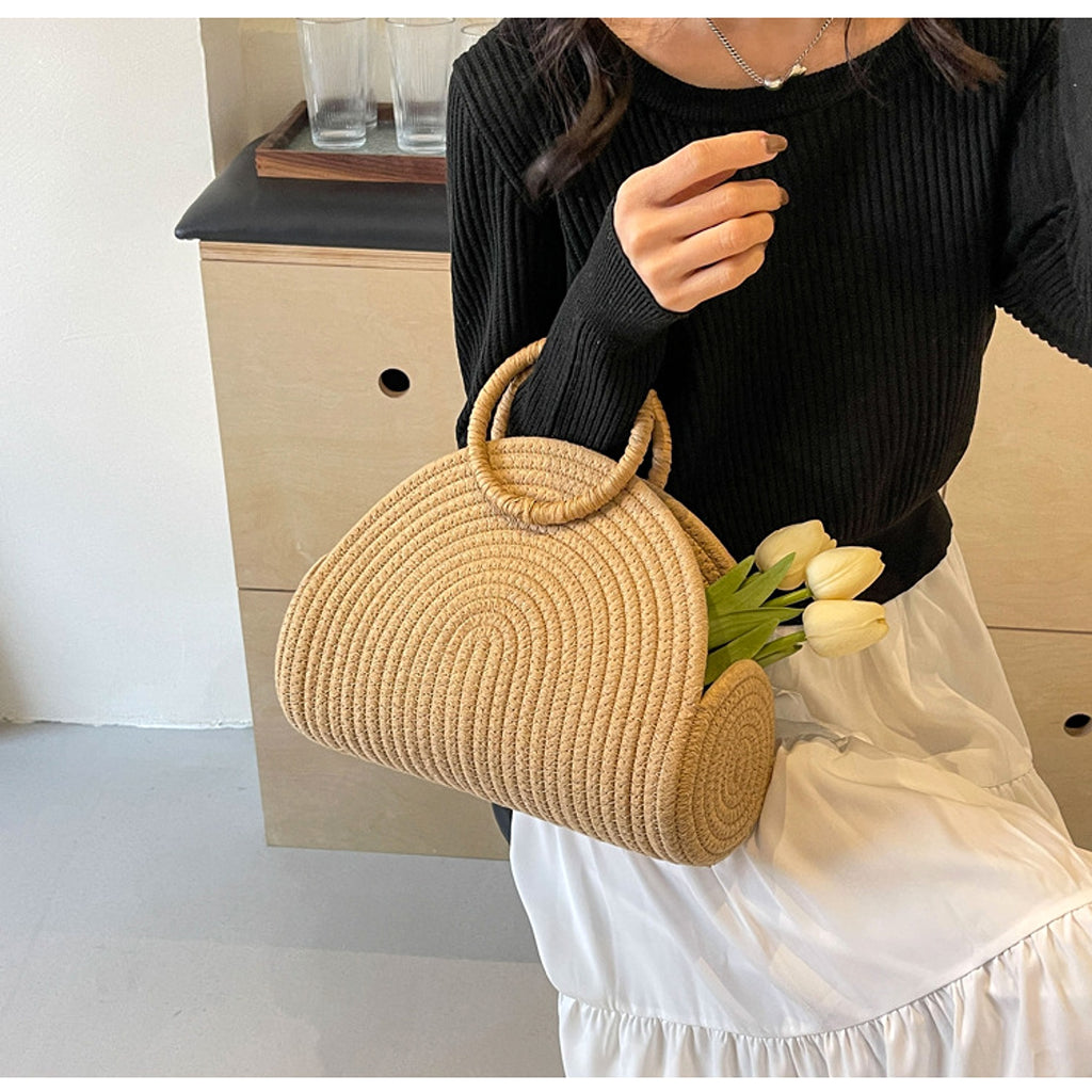 SolunaWeave™ – Tulip Shell Handbag - enhanced image 11