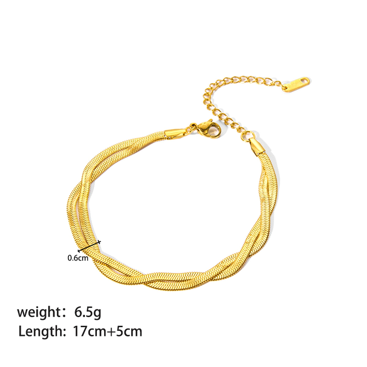 Elegant Gold-Plated Bracelet – Timeless & Stylish for Every Occasion - enhanced image 11