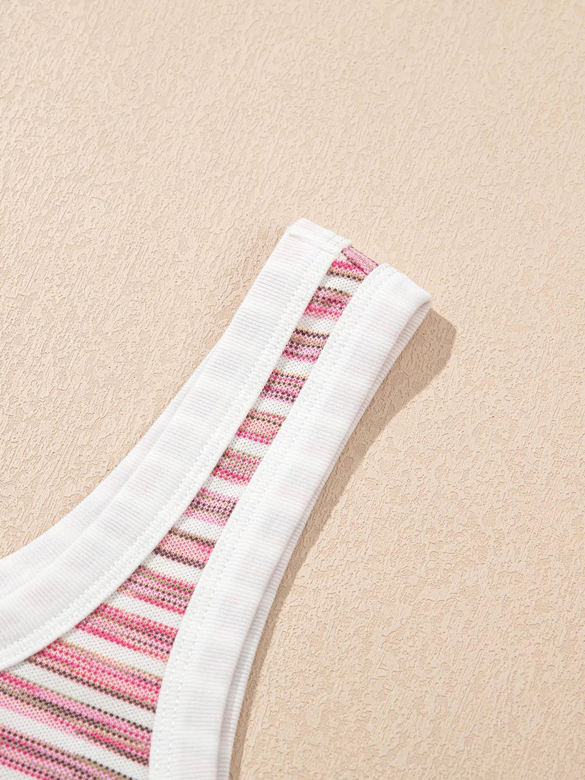 Striped Scoop Neck Tank Top - enhanced image 11