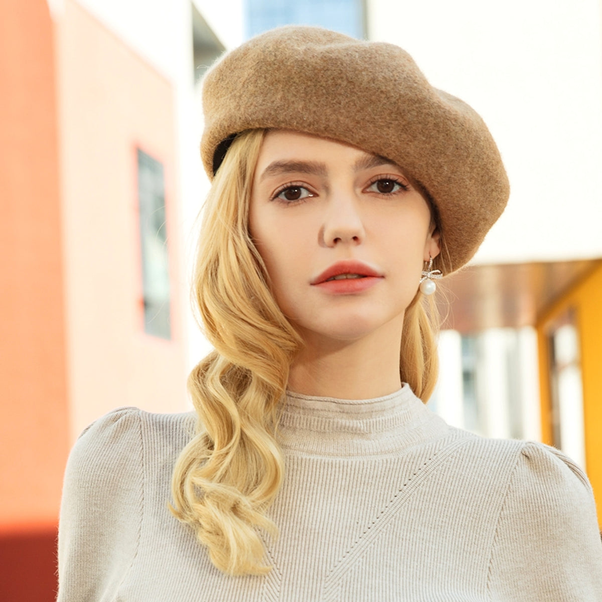 Thickened And Plush Enlarged Hood Elastic Sweatband Beret Hat Cap - enhanced image 11