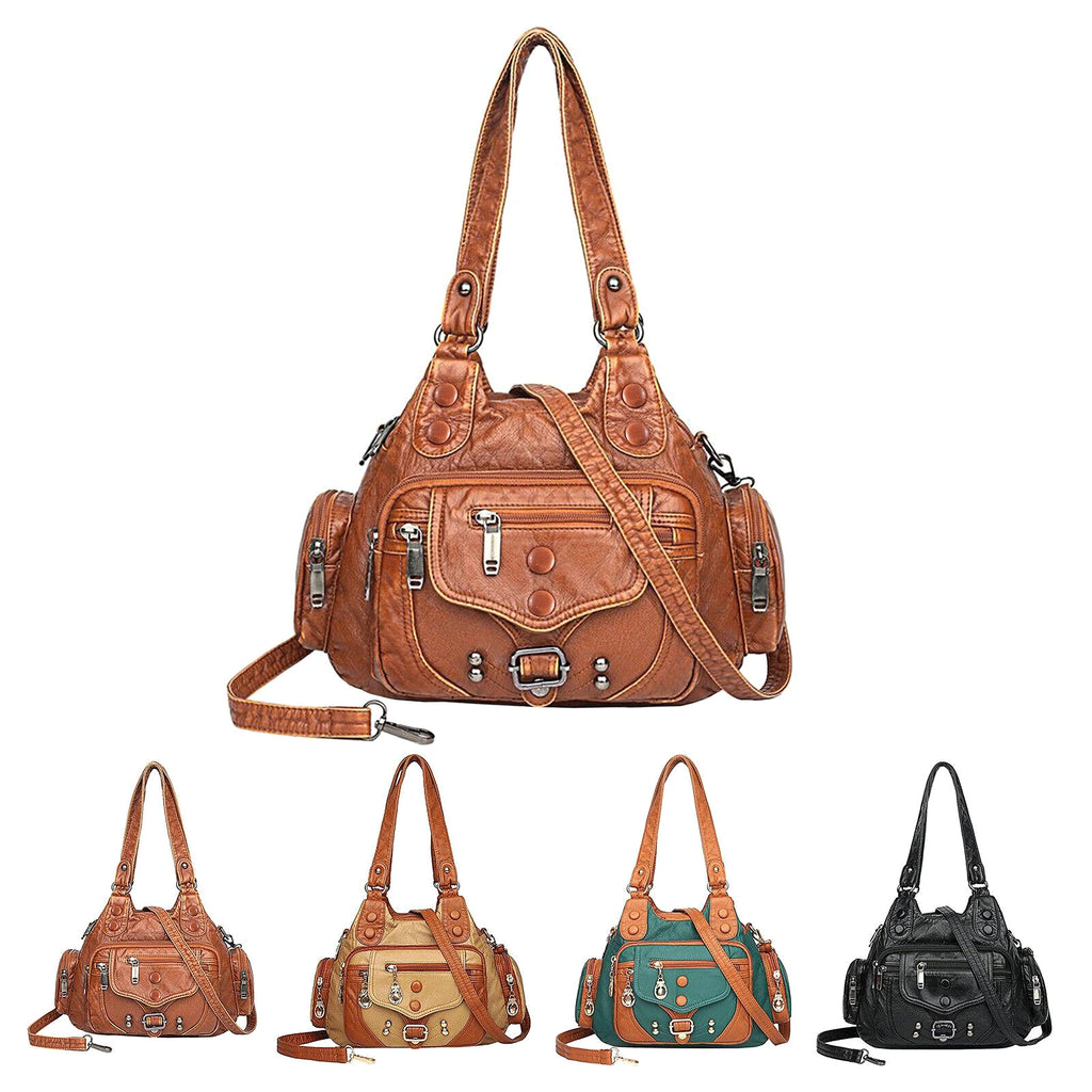 VALENZIA™ Vintage Leather Canvas Bag - enhanced image 11
