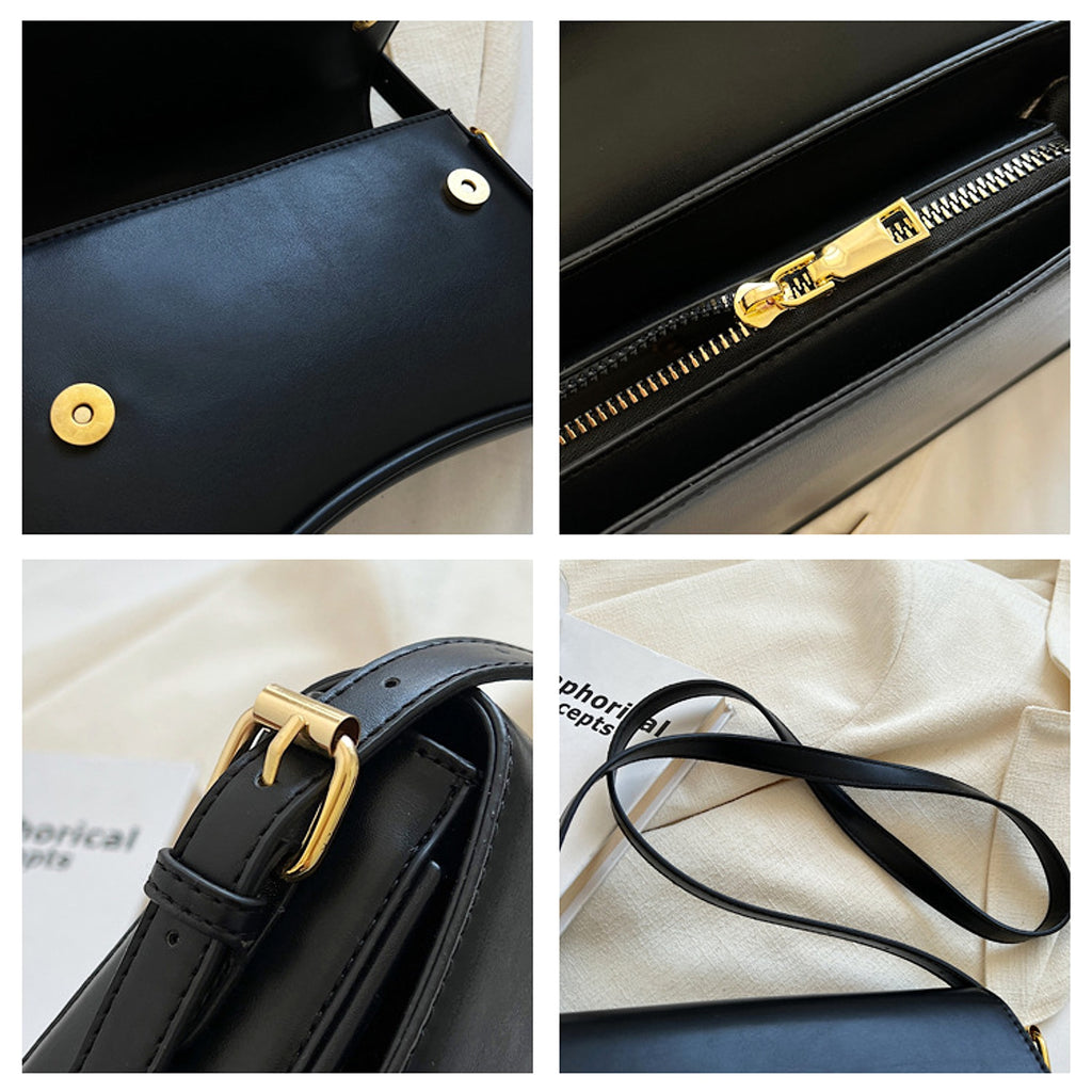 VelouraCraft™ – Magnetic Buckle Shoulder Bag - enhanced image 11