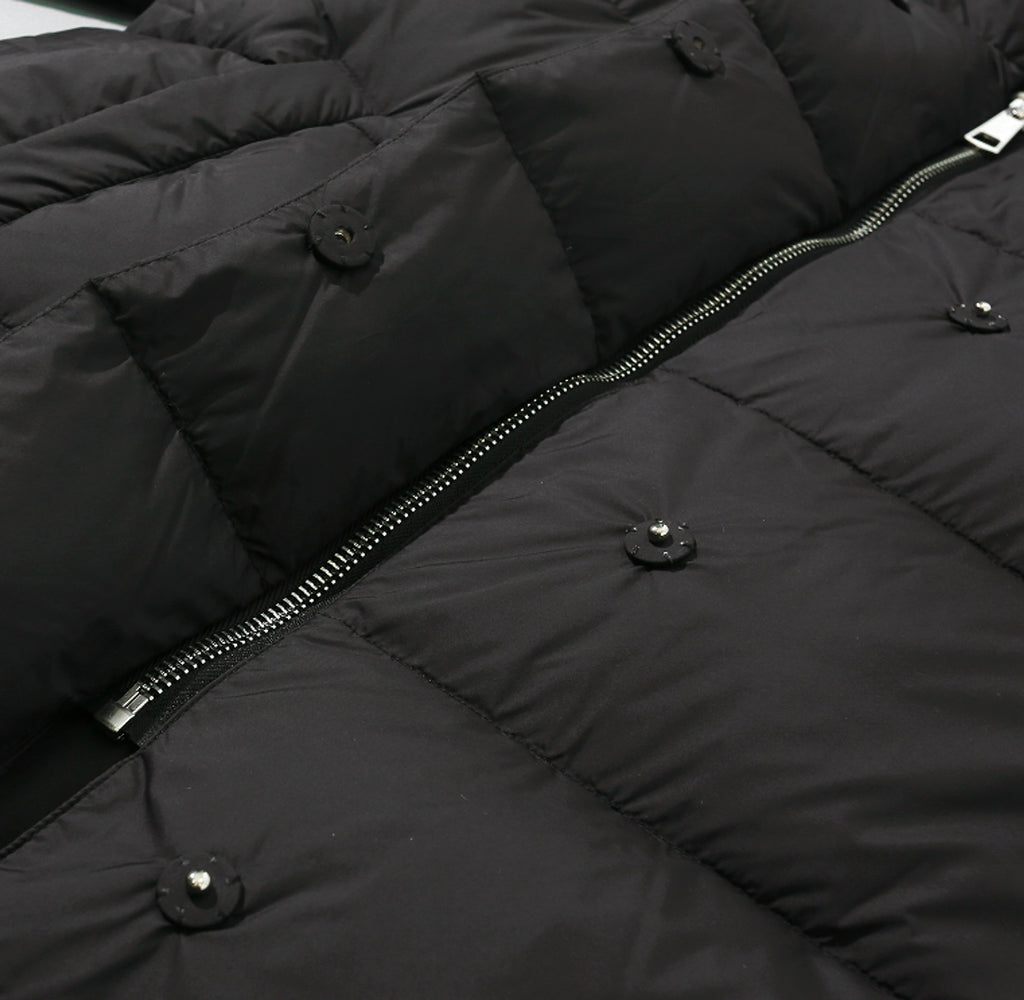 Women's Mid-Length Down Jacket – Ultra Warm with Stand Collar - enhanced image 11