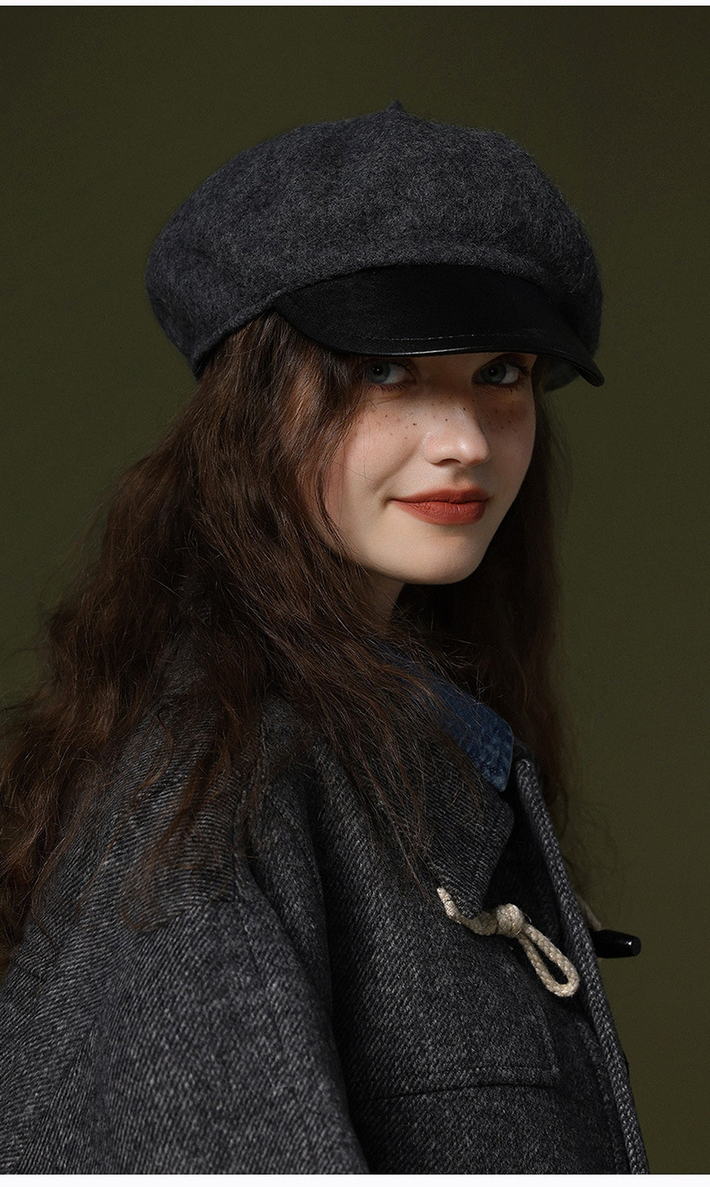 Wool Blended Women's Windproof And Warm Vintage Painter Hat Beret - enhanced image 11