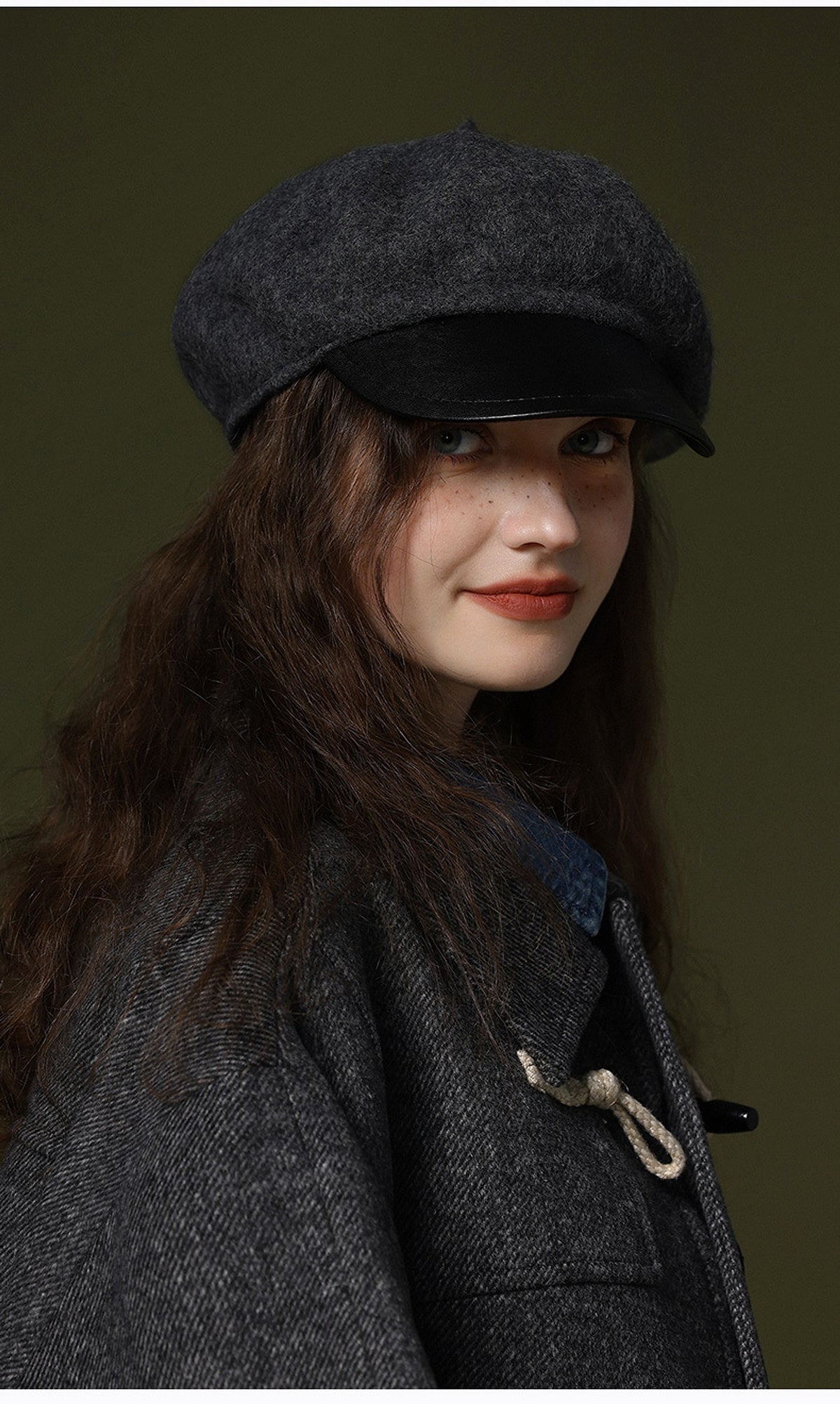 Wool Blended Women's Windproof And Warm Vintage Painter Hat Beret - enhanced image 11