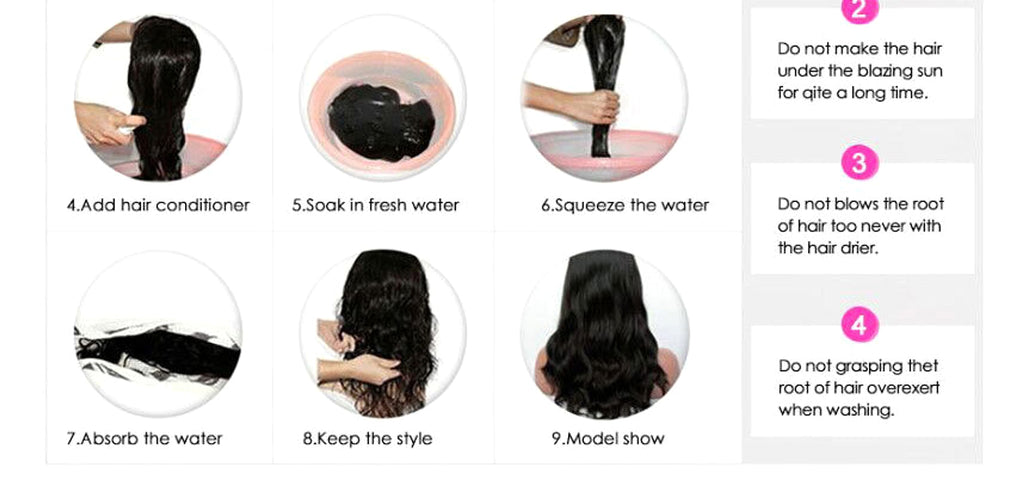 13X4 Front Lace Head Cover Real Hair Wig Transparent Lace - enhanced image 12