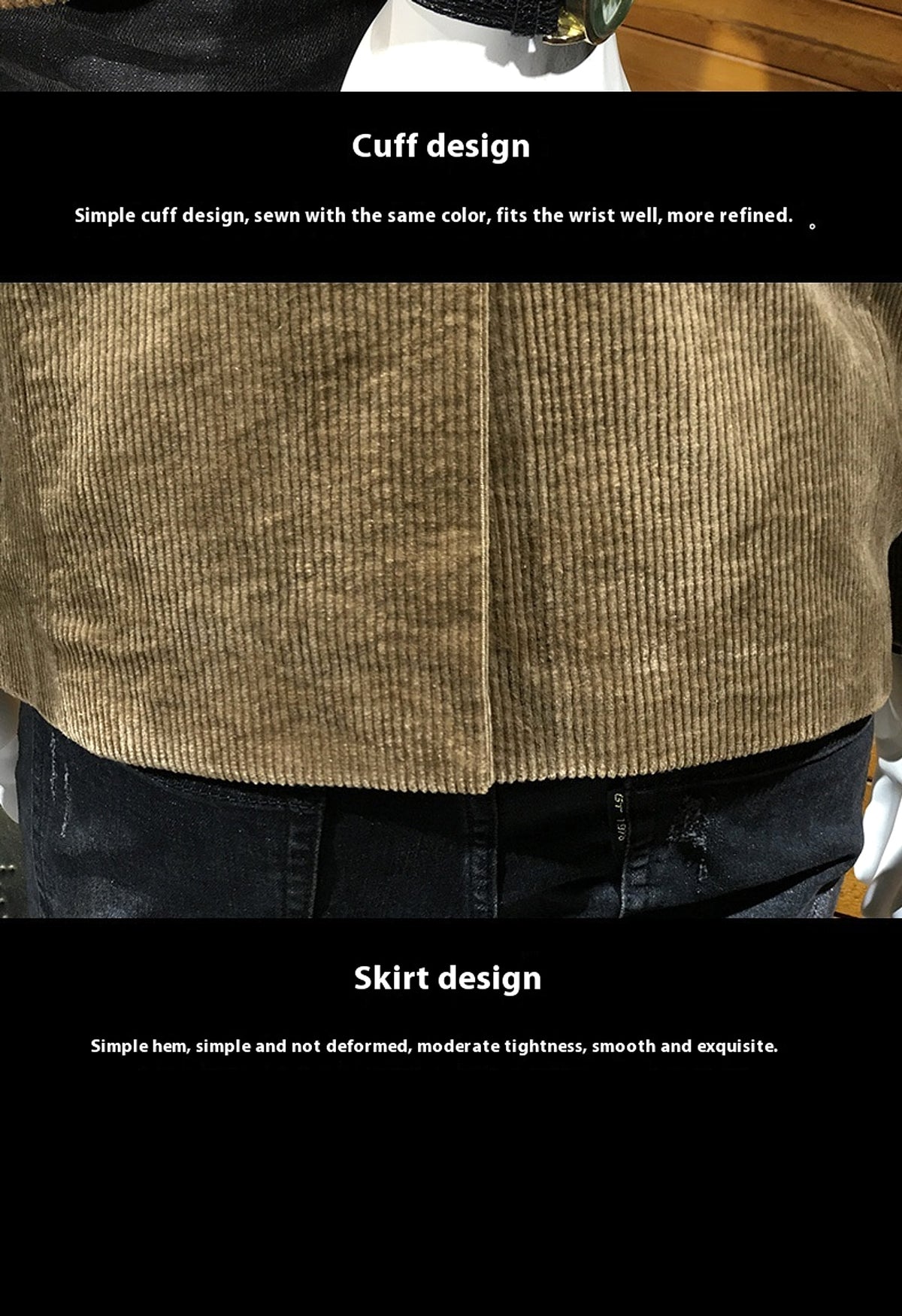 25 Edition – Men’s Slim Fit Corduroy Business Blazer - enhanced image 12