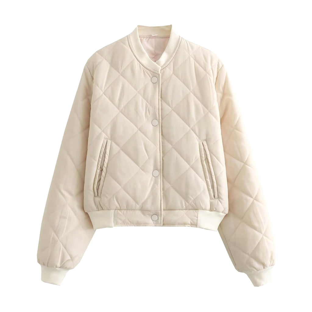 Autumn And Winter Ladies New Comfort And Casual Short Cotton Jacket Jacket Coat - enhanced image 12