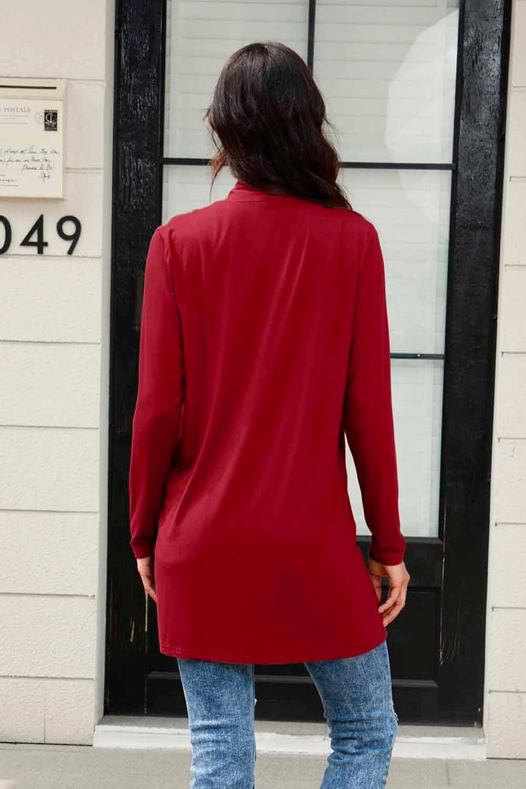 Basic Bae Full Size Open Front Long Sleeve Cardigan with Pockets - enhanced image 12