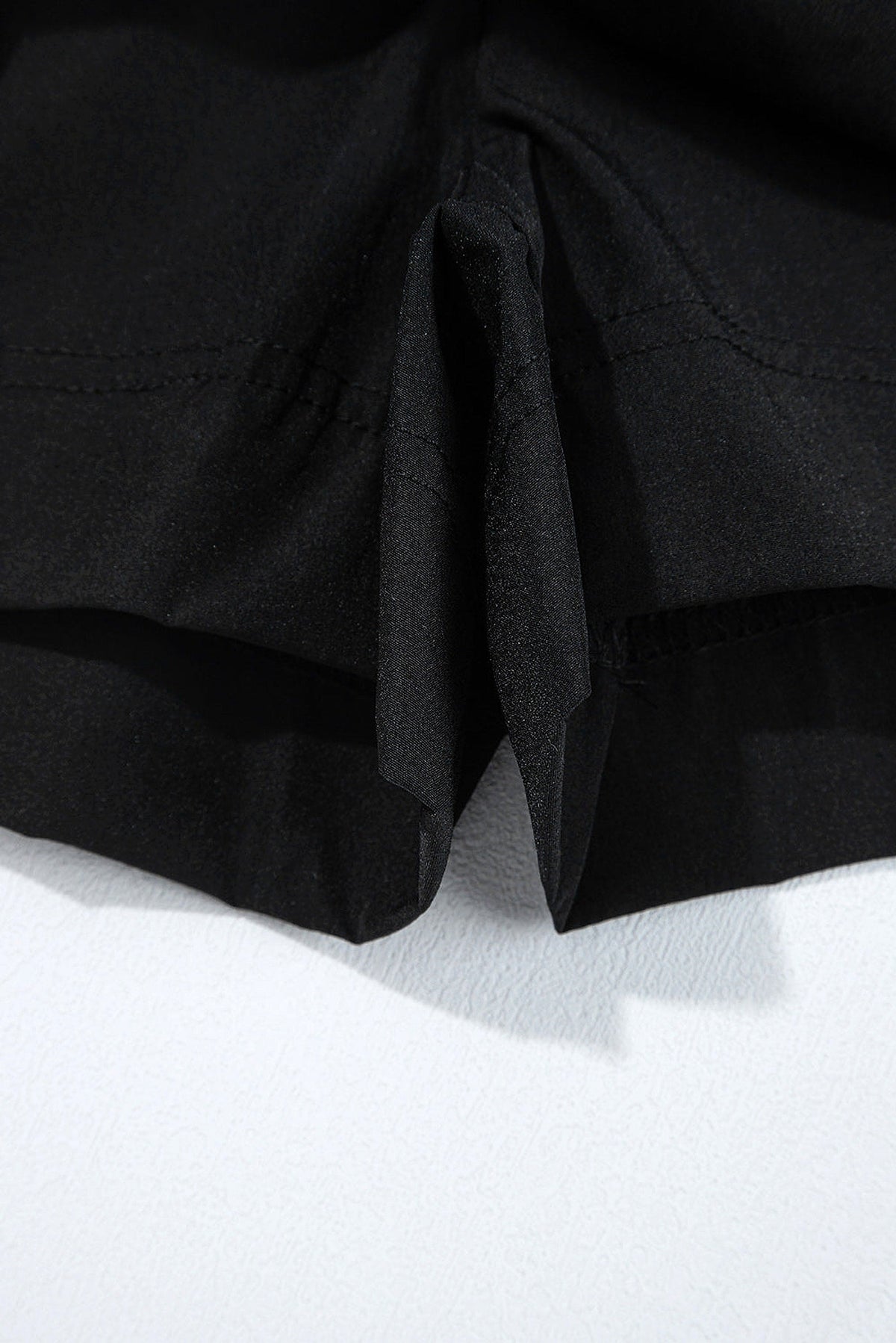 Black Cargo Pocket Elastic Waist Active Casual Skort - enhanced image 12
